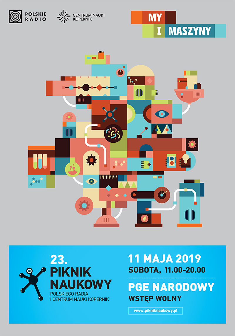Plakat Pikniku Naukowego 2019